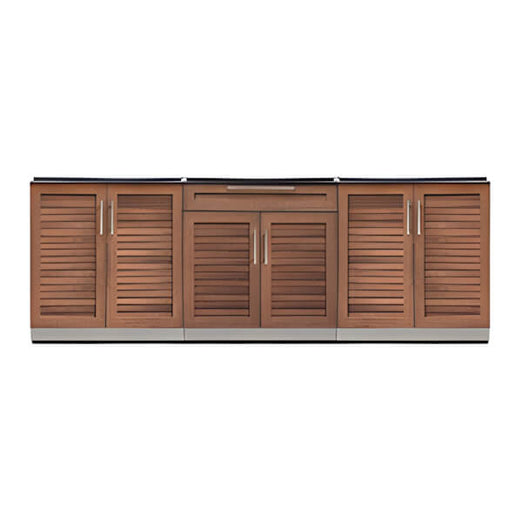 NewAge Outdoor Kitchens Grove 3-Piece Outdoor Kitchen Set (No Countertop)-70101-2 + 70105-Garage Giant