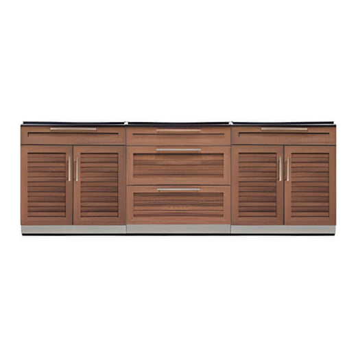 NewAge Outdoor Kitchens Grove 3-Piece Outdoor Kitchen Set (No Countertop)-70104-2 + 70103-Garage Giant