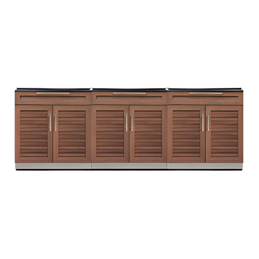 NewAge Outdoor Kitchens Grove 3-Piece Outdoor Kitchen Set (No Countertop)-70105-3-Garage Giant