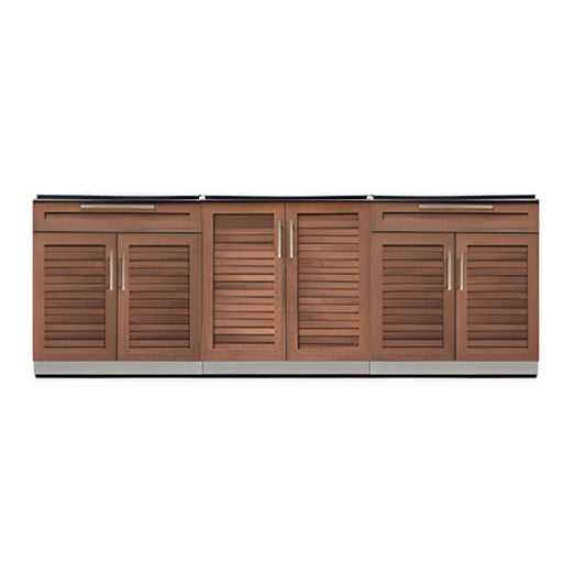 NewAge Outdoor Kitchens Grove 3-Piece Outdoor Kitchen Set (No Countertop)-70105-2 + 70101-Garage Giant