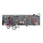 Proslat Ultimate Slatwall Wall Storage Bundle (Charcoal)-33509K-Garage Giant