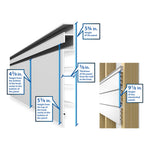 Proslat PVC Standard Slatwall Bundle - White-33720K-Garage Giant