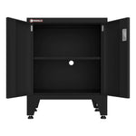 Armadillo Tough Black 11-Piece Garage Cabinet System with Levelers-AR11PC57B-Garage Giant