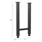 Armadillo Tough Black 2-Piece Garage Tool Cabinet Set with Levelers-AR2PC2B-Garage Giant