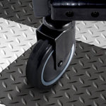 Armadillo Tough Black 4-Piece Garage Cabinet Set with Levelers and Casters-AR4PC12B-Garage Giant