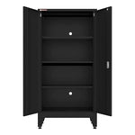 Armadillo Tough Black 7-Piece Garage Cabinet Storage System with Levelers-AR7PC104B-Garage Giant