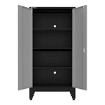 Armadillo Tough Grey Gear Locker Tall Cabinet (8-Pack)-AR8PC36G-Garage Giant