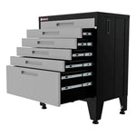 Armadillo Tough Grey 9-Piece Garage Cabinet Configuration with Levelers-AR9PC96G-Garage Giant