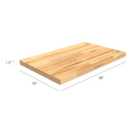 Armadillo Tough 28-Inch Hardwood Workbench Top-ARWT28-Garage Giant
