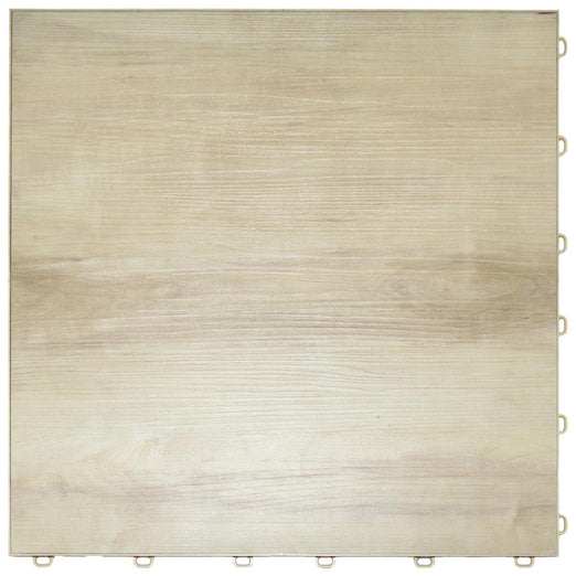 Swisstrax Light Maple Vinyltrax Pro Garage Floor Tile (10 Pack) - 505.105.100