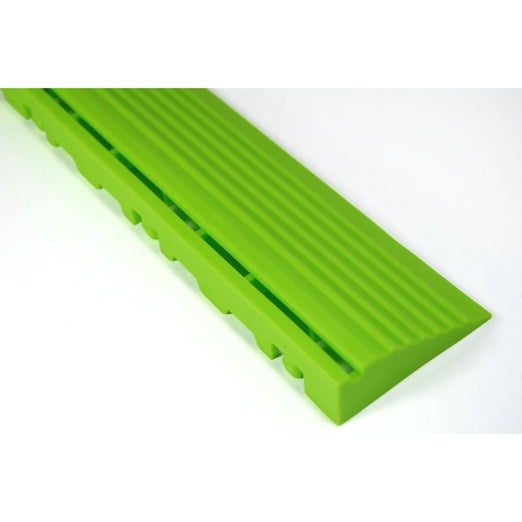Swisstrax Techno Green Pro Series Pegged Floor Tile Edge Piece (10 Pack)-C504.031.701-Garage Giant