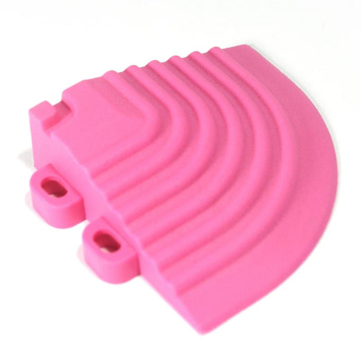 Swisstrax Carnival Pink Pro Series Corner Piece (4 Pack)-Garage Giant