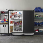 Gladiator Garage-Ready Refrigerator and Freezer Set-GARF30FDGB + GAFZ30FDGB-LTL Curbside Delivery + Liftgate (Free)-Garage Giant
