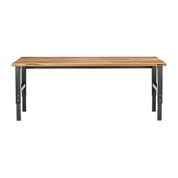 Gladiator Height Adjustable 8-Foot Hardwood Workbench-GAWB08HWEG-Garage Giant