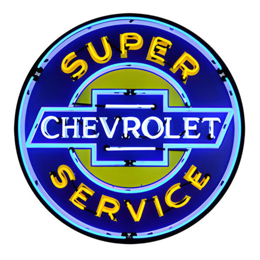 Neonetics Chevy Service 36-Inch Neon Sign | 9CHEVYB | Garage Giant