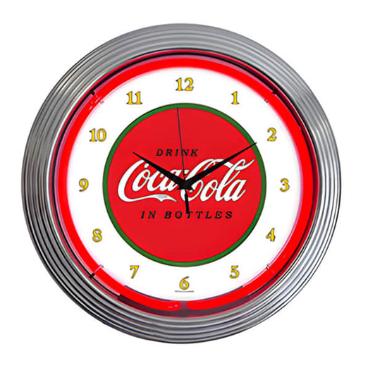 Neonetics 15-Inch Coca-Cola 1910 Classic Neon Clock-8CCCLA-Garage Giant