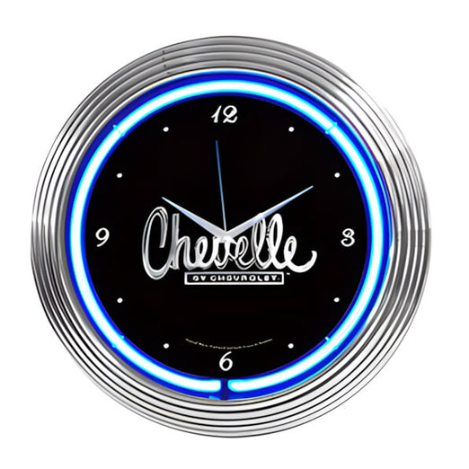 Neonetics 15-Inch Chevelle Neon Clock-8CHEVEL-Garage Giant