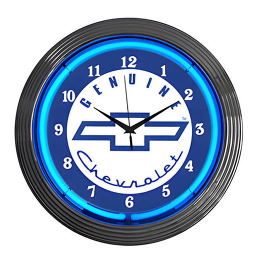 Neonetics 15-Inch Chevy Neon Clock-8CHEVY-Garage Giant