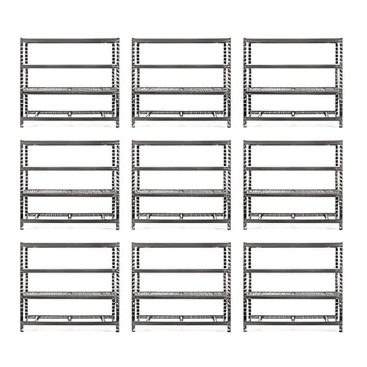 Gladiator 77-Inch Tool-Free Rack Shelving (9-Pack)-GARS774XEG-9-Garage Giant