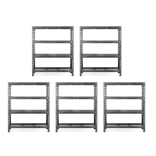 Gladiator 60-Inch Tool-Free Rack Shelving (5-Pack)-GARS604TEG-5-Garage Giant
