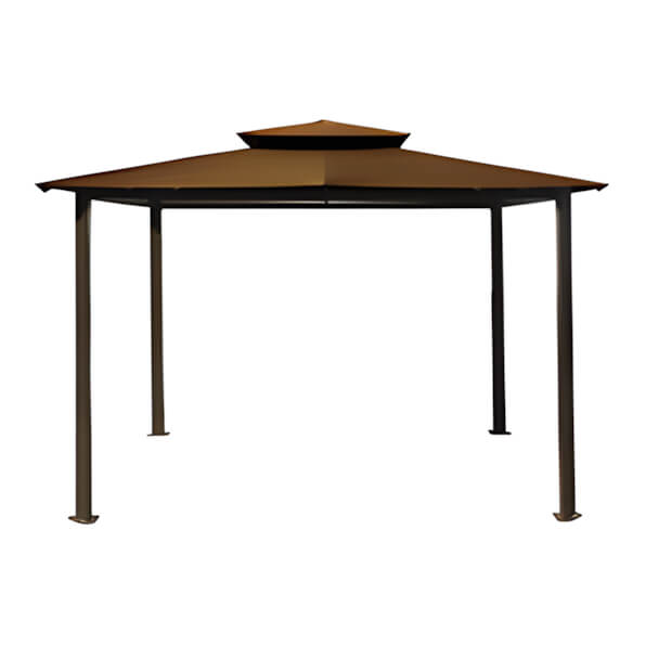 Paragon Outdoor 10 x 12 ft. Barcelona Soft Top Gazebo (Cocoa Canopy)-GZ584EC-Garage Giant