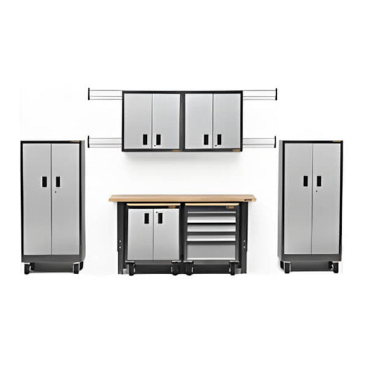 Gladiator Premier 12-Piece Garage Cabinet Set-Gladiator-12-Piece-Grey-Cabinet-Set-Garage Giant