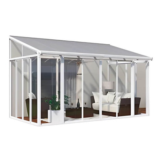 Palram-Canopia SanRemo 10' x 14' Patio Enclosure (White) | HG9060 | Garage Giant