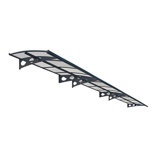 Palram-Canopia Herald 6690 Awning (Grey / Clear) | HG9582 | Garage Giant