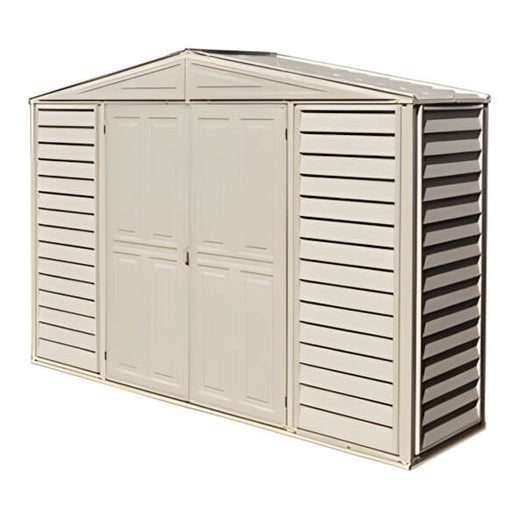 DuraMax Woodbridge 10.5' x 2.75' Vinyl Storage Shed with Foundation-98001-Garage Giant