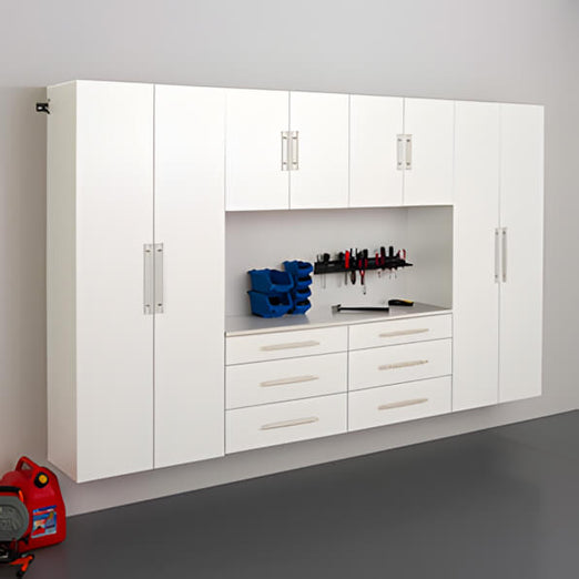 Prepac HangUps 120-Inch Storage Cabinet Set I - 6pc | WRGW-0709-6M | Garage Giant