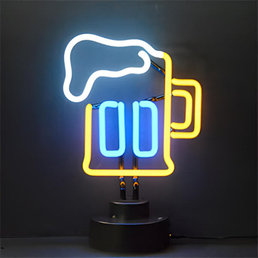 Neonetics Beer Mug Neon Sculpture-4BEERM-Garage Giant