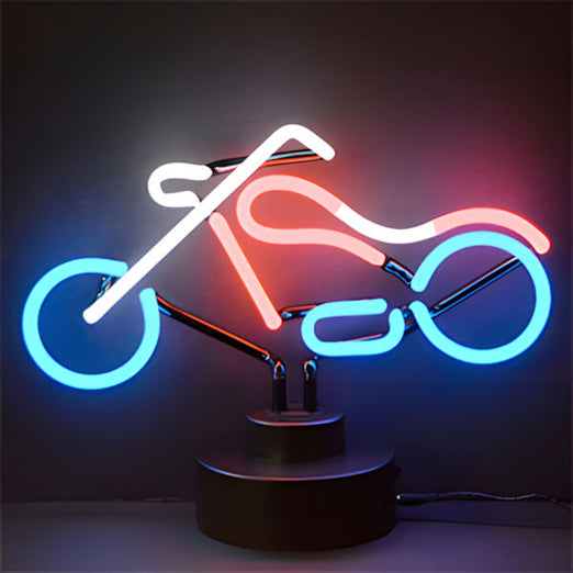 Neonetics Chopper Neon Sculpture-4CHOPP-Garage Giant