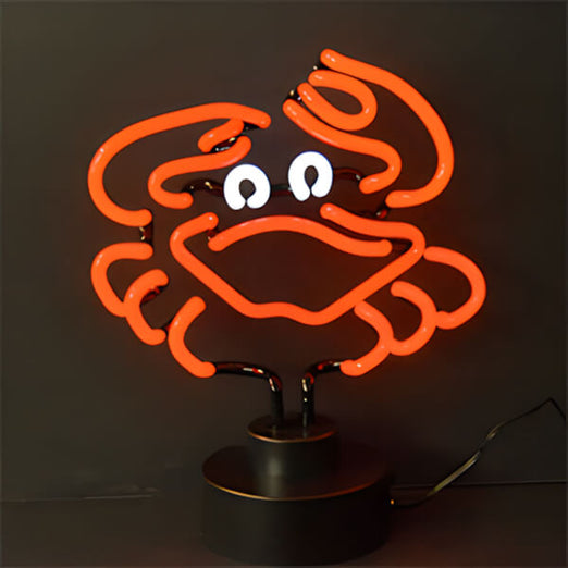 Neonetics Crab Neon Sculpture-4CRABX-Garage Giant