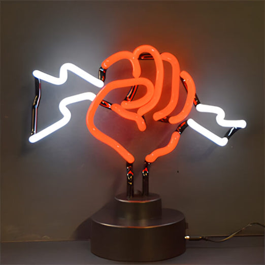 Neonetics Fist With Lightning Neon Sculpture-4FISTX-Garage Giant