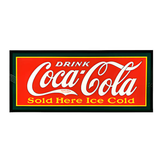 Neonetics Drink Coca-Cola Sold Here Ice Cold Slim LED Sign-7LEDCC-Garage Giant