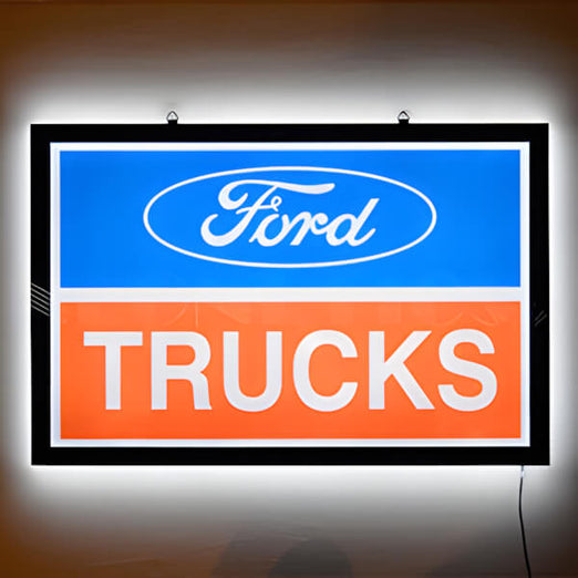Neonetics Ford Trucks Slim Line LED Sign-7LEDFT-Garage Giant