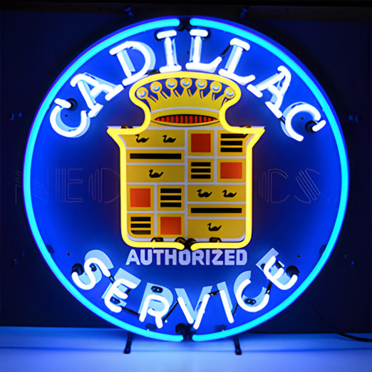 Neonetics Cadillac Service 24-Inch Neon Sign-5CADSR-Garage Giant