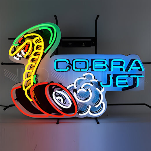 Neonetics Ford Cobra Jet 30-Inch Neon Sign-5CBJET-Garage Giant