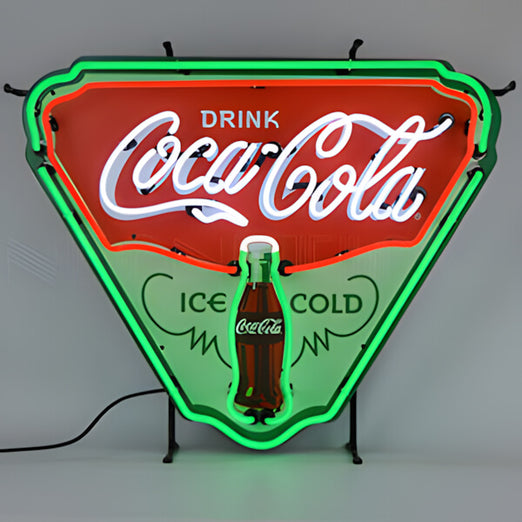 Neonetics Coca-Cola Ice Cold Shield 24-Inch Neon Sign-5CCICE-Garage Giant