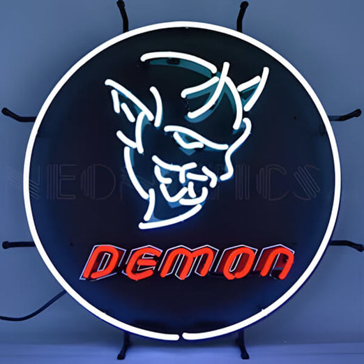 Neonetics Dodge Demon 24-Inch Neon Sign-5DEMON-Garage Giant