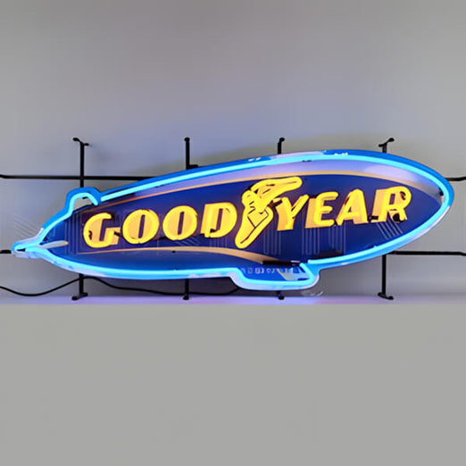 Neonetics Goodyear Blimp 41-Inch Neon Sign-5GYBMP-Garage Giant