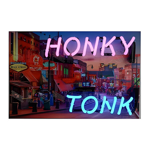 Neonetics Honky Tonk 18-Inch Neon Sign-5JRHNK-Garage Giant