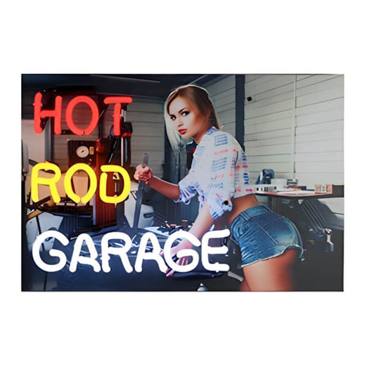 Neonetics Hot Rod Garage 18-Inch Neon Sign-5JRHRG-Garage Giant