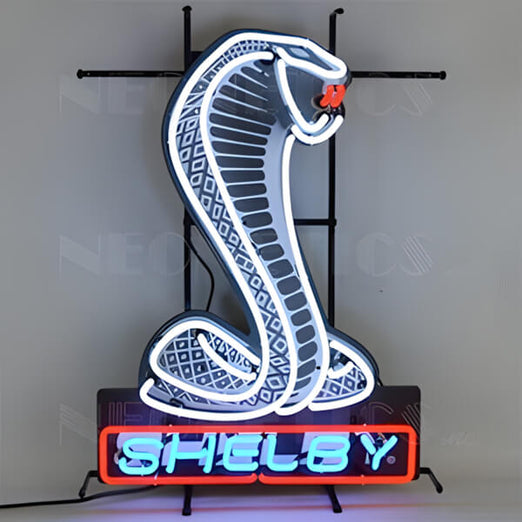 Neonetics Shelby Cobra Emblem 20-Inch Neon Sign-5SHLBY-Garage Giant