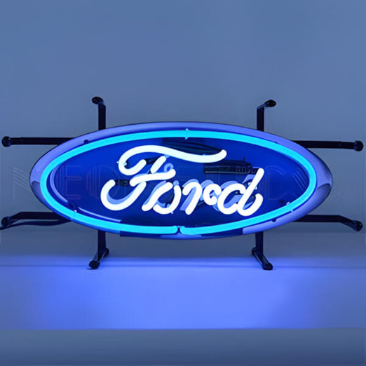 Neonetics Ford Oval 17-Inch Neon Sign-5SMLFD-Garage Giant
