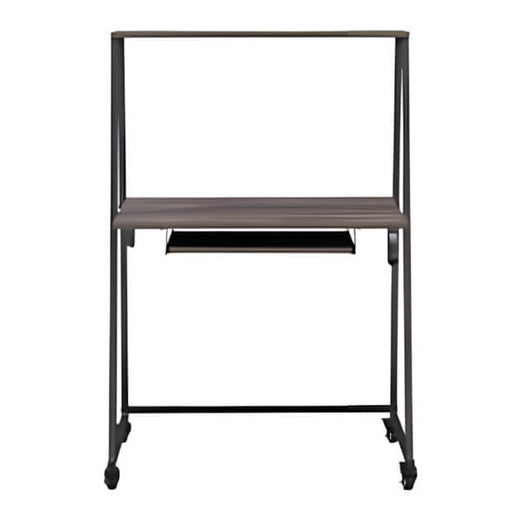 Sunjoy Group 33-Inch Mobile Computer Desk with Lockable Wheels-B123003500-Garage Giant