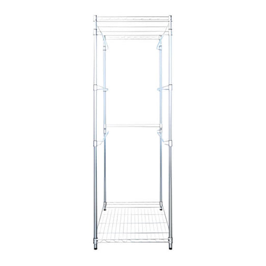 SafeRacks Storage Bin Rack (Silver)-WS-BR27-Z5-Garage Giant