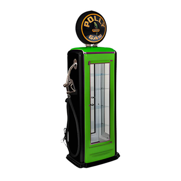 Roadside Relics Polly Gas Tokheim 39 Style Display Case Gas Pump Replica-FRR-TK39D2-P-Garage Giant