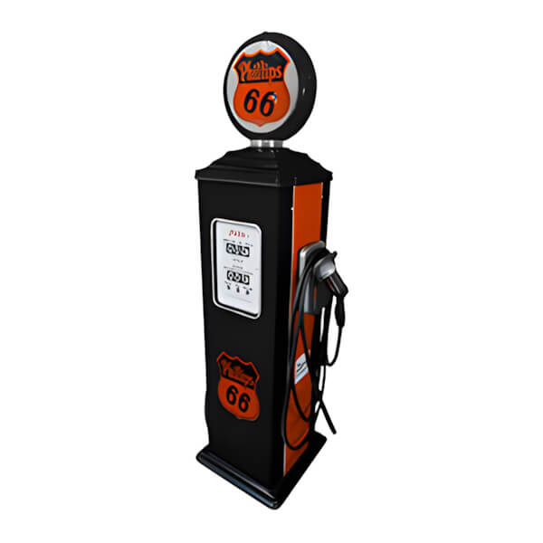 Roadside Relics Phillips 66 Retro Gas Pump Replica Electric Vehicle (EV) Charger-FRR-RETROEV-P66-Garage Giant
