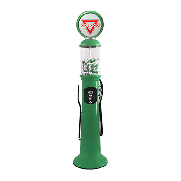 Roadside Relics Conoco Retro Gas Pump Replica Tall Gravity Feed Gumball Machine-FRR-GG76-CON-Garage Giant